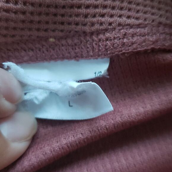 EUC Vuori Textured Rose Pink Trendy Chic Athleisure Casual Bottoms Size Large - Picture 3 of 7